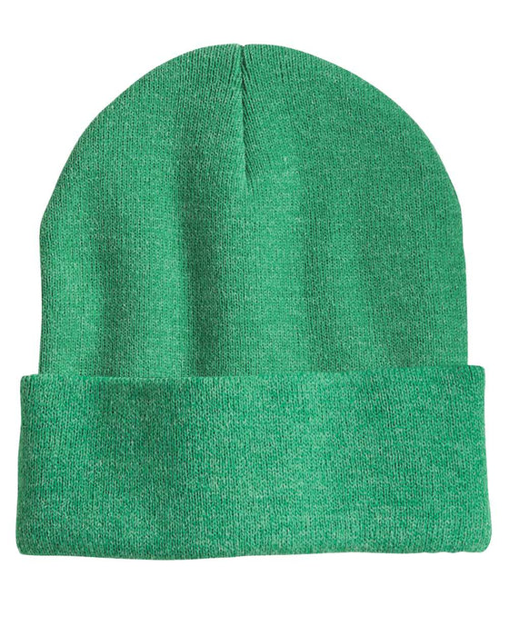 Sportsman Solid 12in Cuffed Beanie