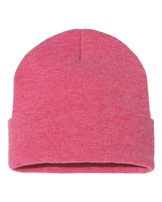 Sportsman Solid 12in Cuffed Beanie