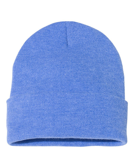 Sportsman Solid 12in Cuffed Beanie