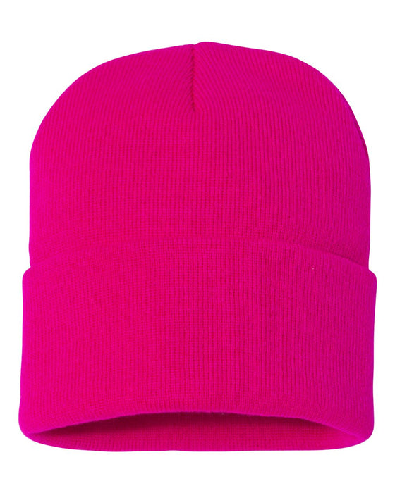 Sportsman Solid 12in Cuffed Beanie