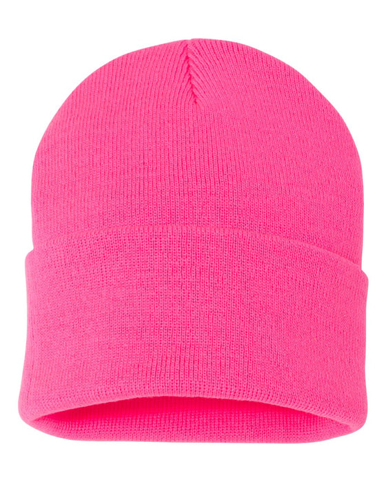 Sportsman Solid 12in Cuffed Beanie