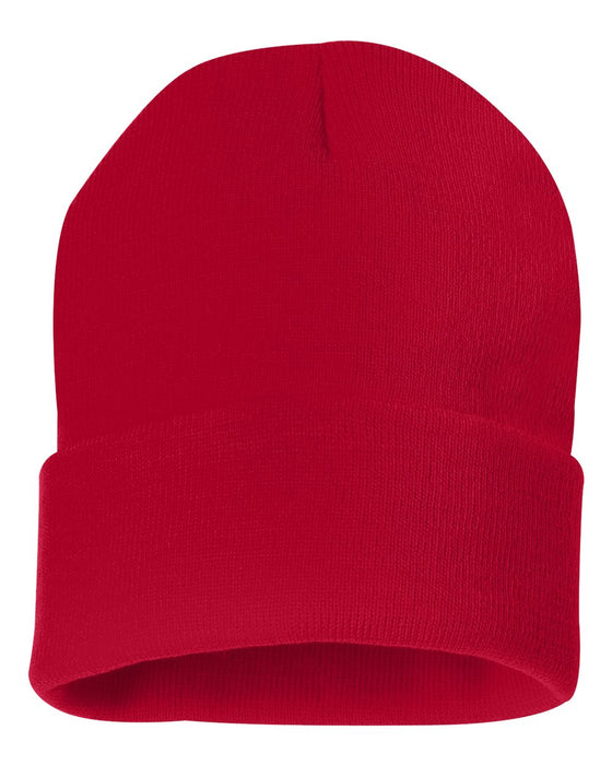 Sportsman Solid 12in Cuffed Beanie