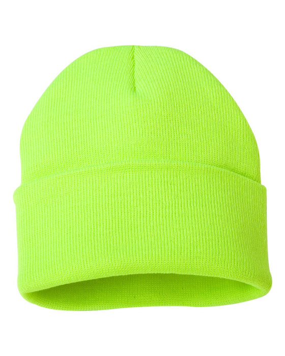 Sportsman Solid 12in Cuffed Beanie