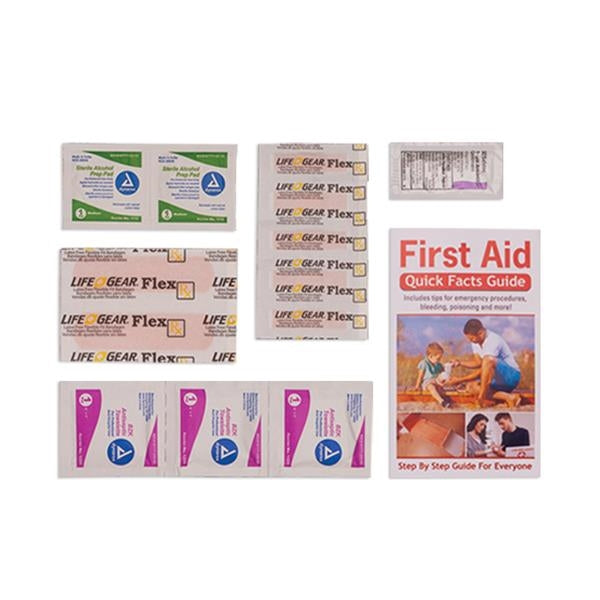 Basic First Aid Kit in Resealable Pouch