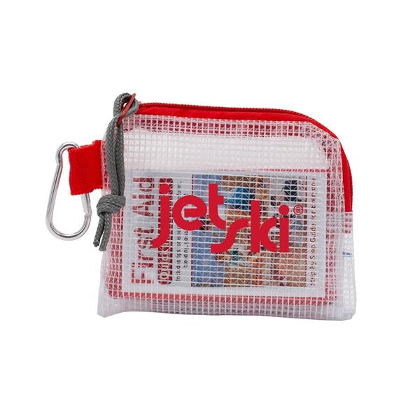 First Aid Kit in Zippered Bag with Clip